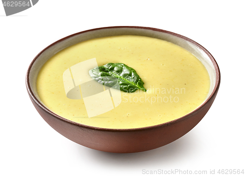 Image of bowl of vegetable cream soup