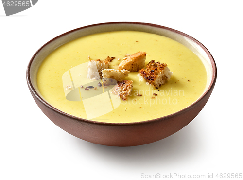 Image of bowl of vegetable cream soup