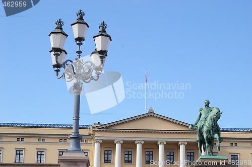 Image of The royal palace in Oslo
