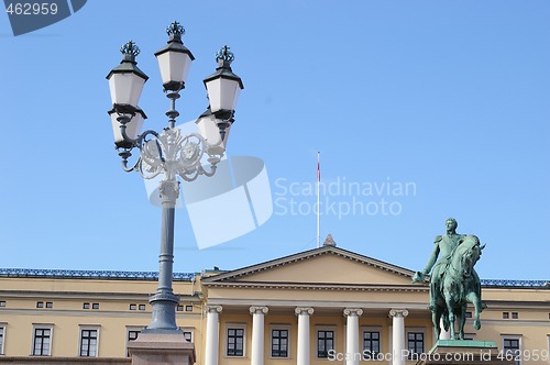 Image of The royal palace in Oslo