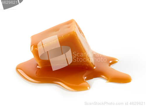 Image of melted caramel candy