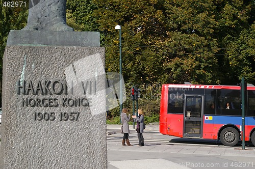 Image of Statue of King Haakon in Oslo