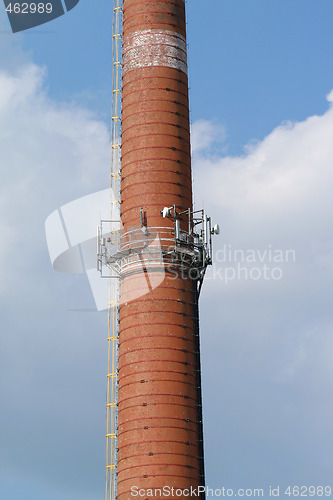 Image of Aerials on chimney