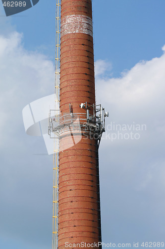 Image of Aerials on chimney