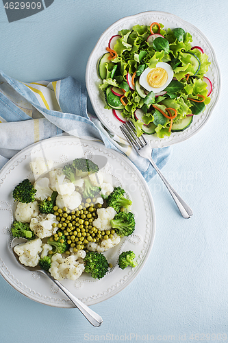 Image of Salad vegetable dishes