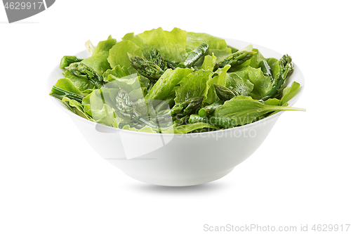 Image of Lettuce salad asparagus