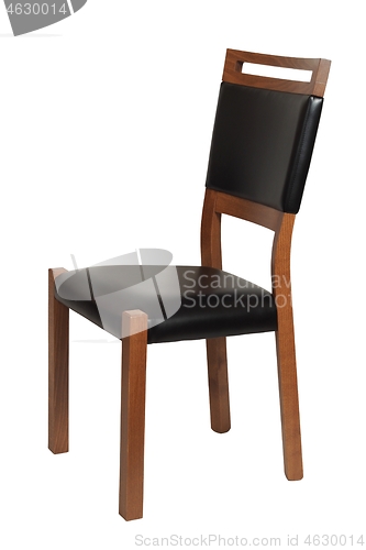 Image of Wooden chair on white