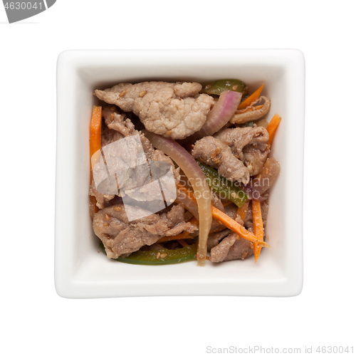 Image of Asian cuisine - Stir fried beef slices