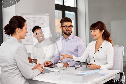 Image of recruiters having job interview with employee