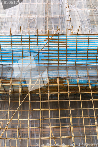 Image of Bamboo Scaffolding Net