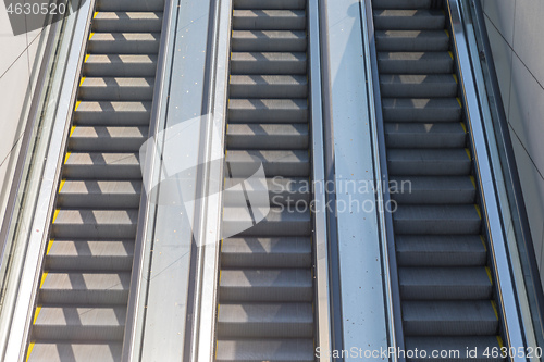 Image of Three Escalators