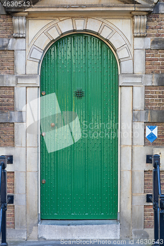 Image of Green Arch Door