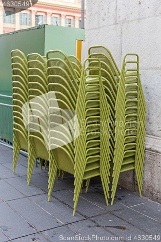 Image of Stacked Chairs Street