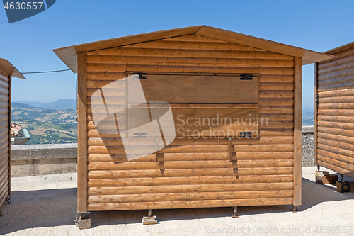 Image of Temporary Wooden Kiosk