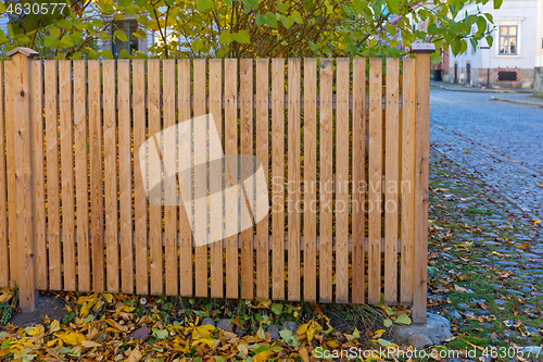 Image of Wooden Garden Fence