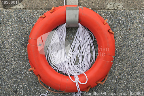Image of Lifebuoy With Rope