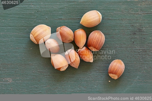 Image of Hazelnut on a table