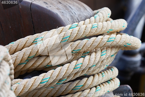 Image of Rope on a sailing boat