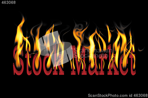 Image of Stock Market on Fire