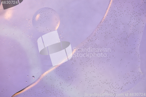 Image of Defocused pastel colored abstract background picture made with oil, water and soap