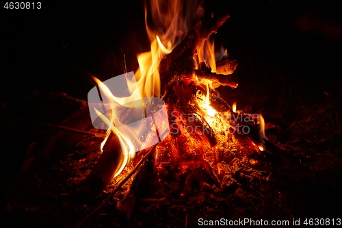 Image of Camp Fire Flames