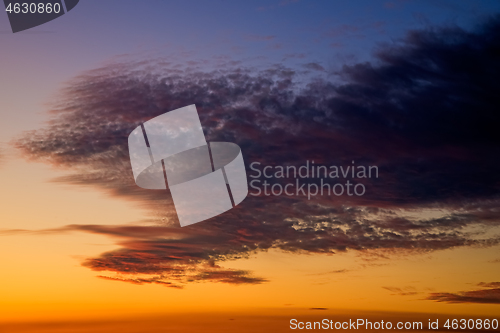 Image of Clouds at sunset