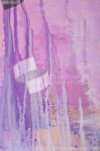 Image of Abstract painting pink and puprle shades colorful texture.