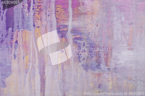 Image of Abstract painting pink and puprle shades colorful texture.