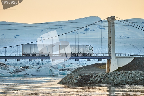 Image of Cargo truck in Iceland