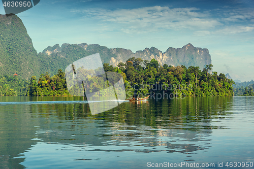 Image of Cheow Lan lake in Thailand