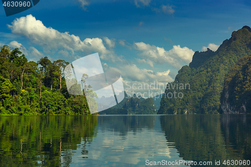 Image of Cheow Lan lake in Thailand