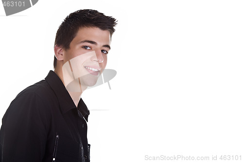 Image of Young Man Smiling