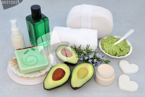 Image of Natural Avocado Skincare Beauty Treatment