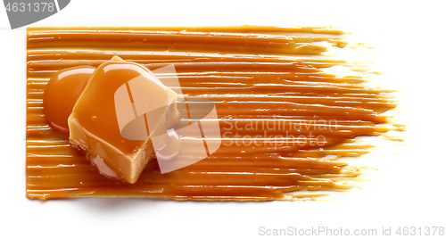 Image of composition of caramel candies