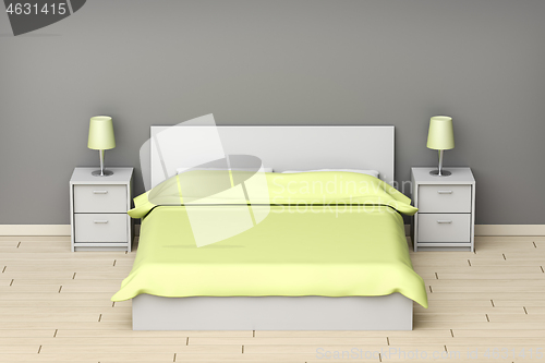 Image of Modern bedroom interior