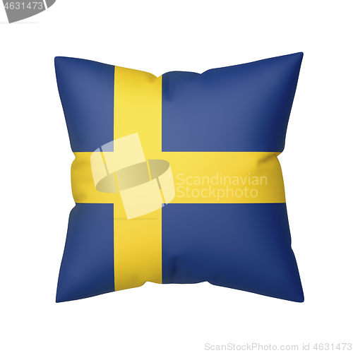 Image of Pillow with the flag of Sweden