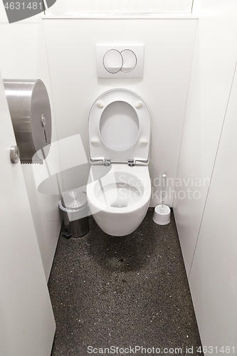 Image of Toilet seat open