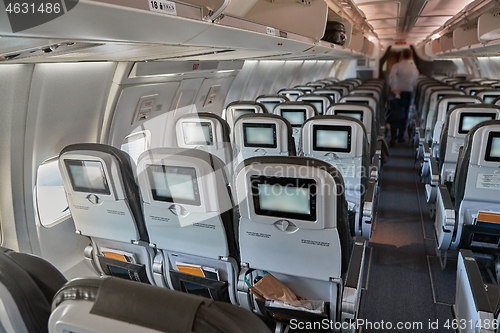 Image of Plane cabin interior