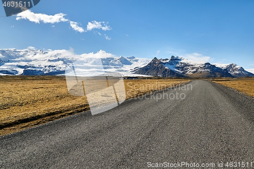 Image of Gravel road in Iceland