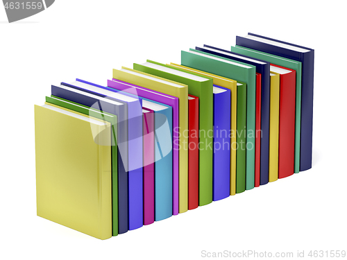 Image of Row with different books