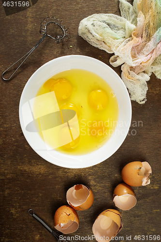 Image of chicken eggs