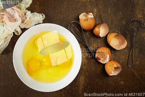 Image of chicken eggs