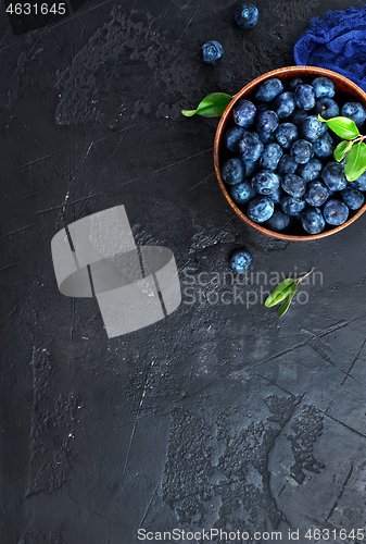 Image of fresh blueberry