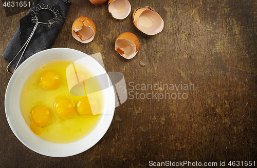 Image of chicken eggs