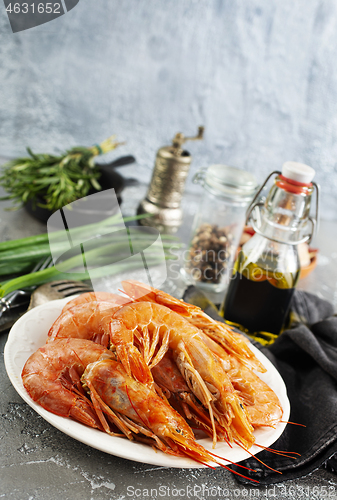 Image of boiled shrimps