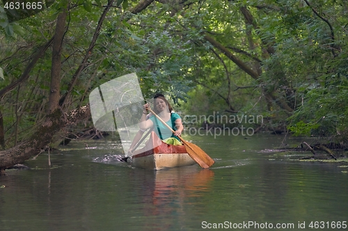 Image of Canoe tour on a river