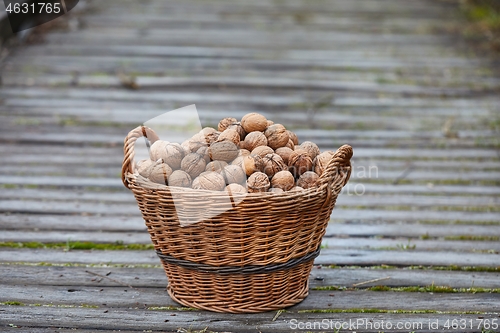 Image of Walnuts in a basket