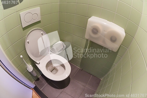 Image of Toilet seat open