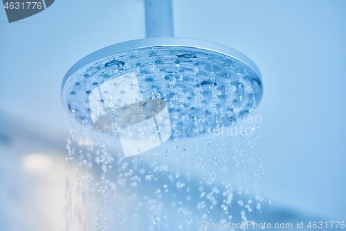 Image of Shower water flowing