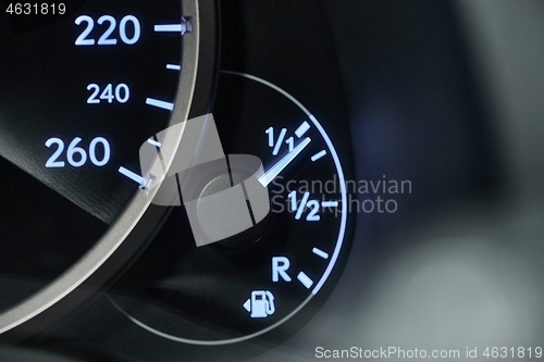 Image of Fuel Gauge Going Down